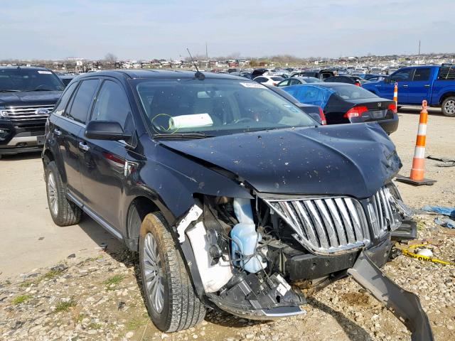 2LMDJ6JK9DBL03803 - 2013 LINCOLN MKX BLACK photo 1