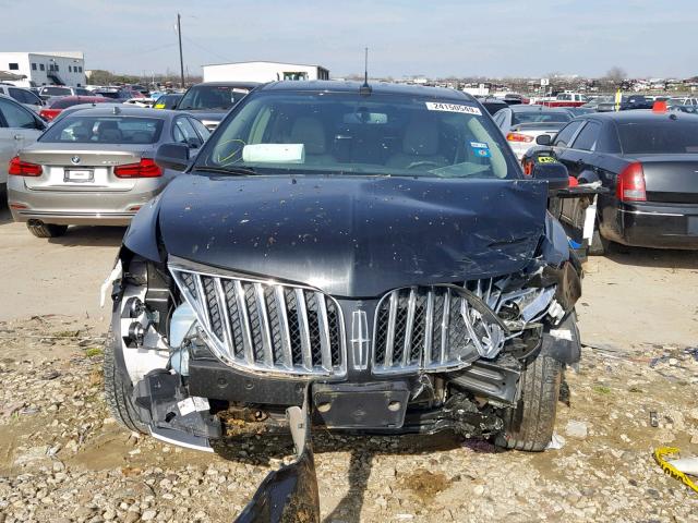 2LMDJ6JK9DBL03803 - 2013 LINCOLN MKX BLACK photo 9