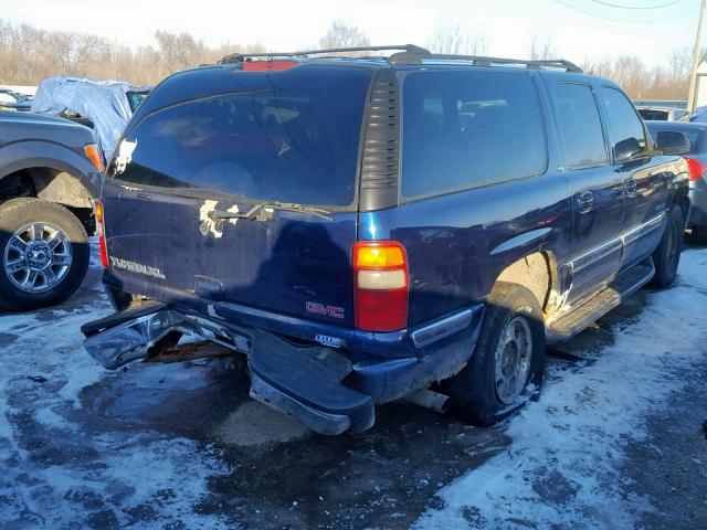 3GKFK16T31G163786 - 2001 GMC YUKON XL K BLUE photo 4