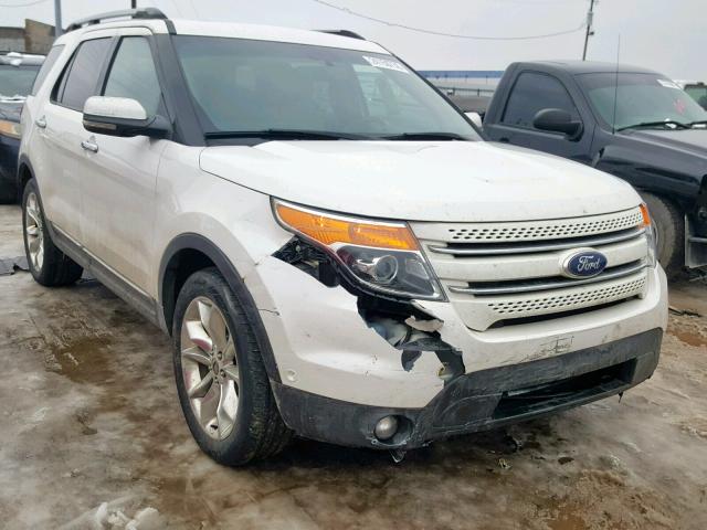 1FMHK8F82BGA56262 - 2011 FORD EXPLORER L WHITE photo 1