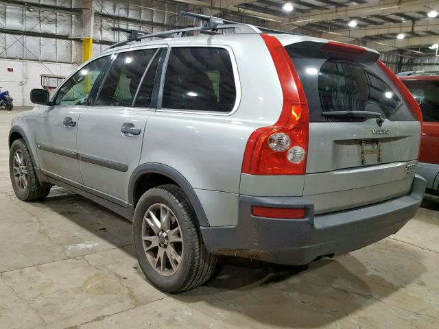 YV1CZ91H741109352 - 2004 VOLVO XC90 T6 GREEN photo 3