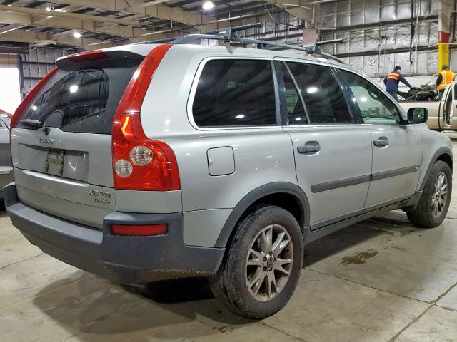 YV1CZ91H741109352 - 2004 VOLVO XC90 T6 GREEN photo 4