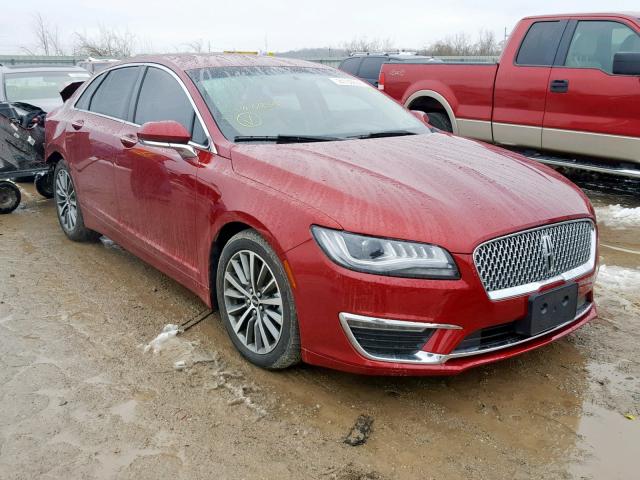 3LN6L5A98JR618546 - 2018 LINCOLN MKZ PREMIE MAROON photo 1