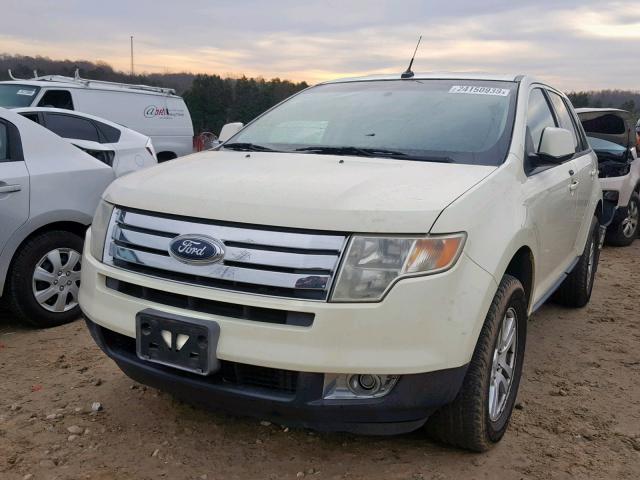 2FMDK48C87BA47539 - 2007 FORD EDGE SEL WHITE photo 2