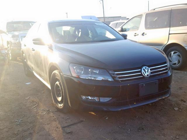 1VWBN7A35DC115156 - 2013 VOLKSWAGEN PASSAT SE BLACK photo 1