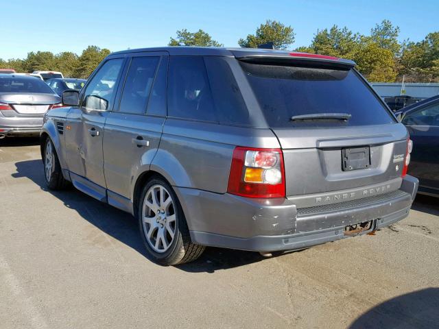 SALSK25448A180432 - 2008 LAND ROVER RANGE ROVE GRAY photo 3