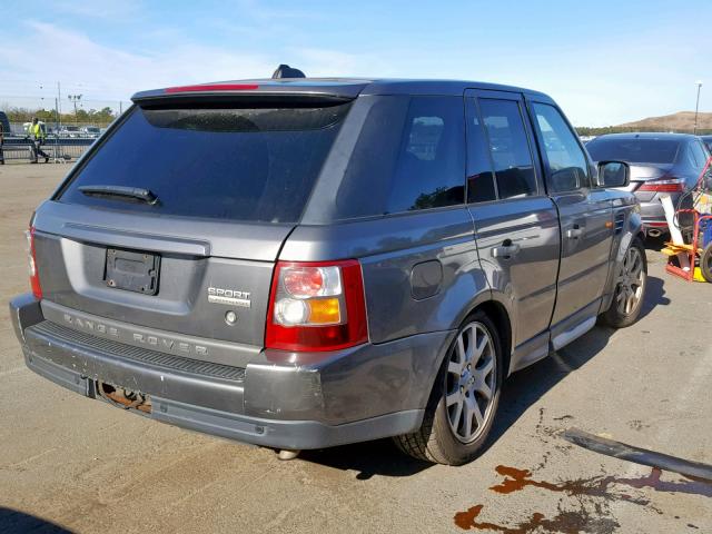 SALSK25448A180432 - 2008 LAND ROVER RANGE ROVE GRAY photo 4