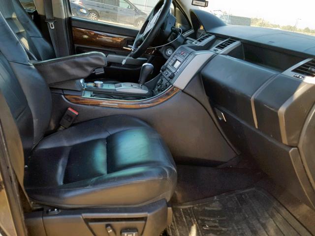 SALSK25448A180432 - 2008 LAND ROVER RANGE ROVE GRAY photo 5