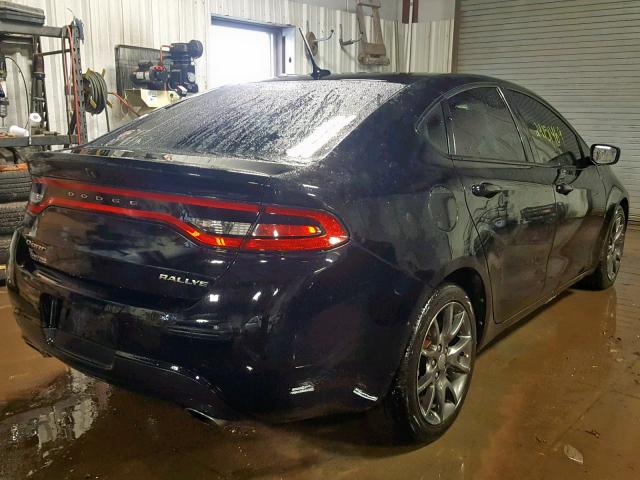 1C3CDFBA4DD141991 - 2013 DODGE DART SXT BLACK photo 4