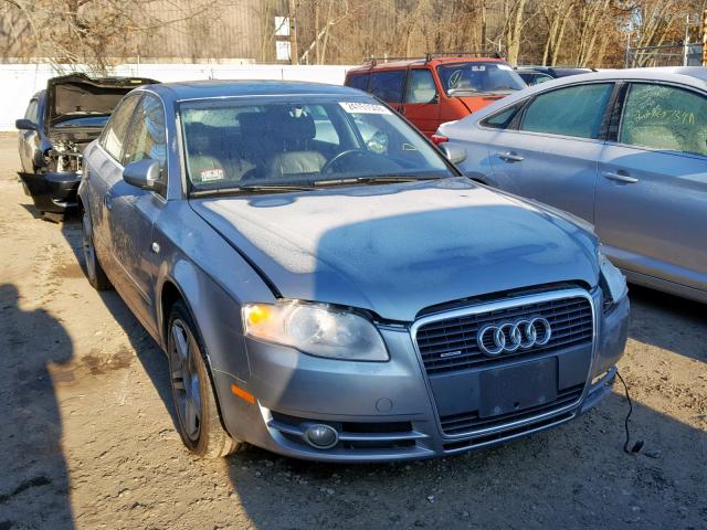 WAUDF78E96A130092 - 2006 AUDI A4 2.0T QU GRAY photo 1