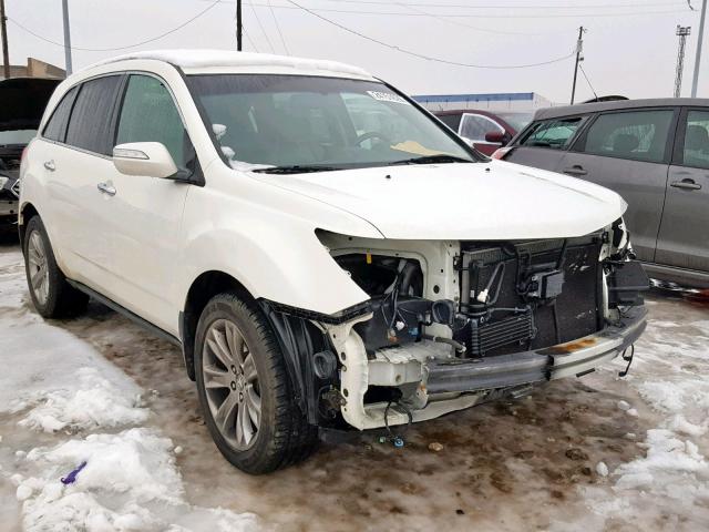 2HNYD2H54BH539295 - 2011 ACURA MDX ADVANC WHITE photo 1