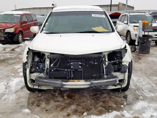 2HNYD2H54BH539295 - 2011 ACURA MDX ADVANC WHITE photo 9