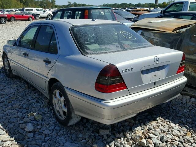 WDBHA29G3YA864640 - 2000 MERCEDES-BENZ C280 Gümüş foto 3