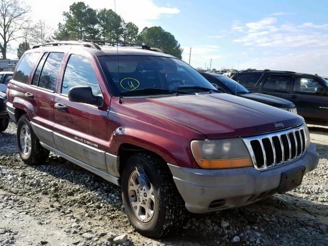 1J4GW58S1XC760778 - 1999 JEEP GRAND CHER MAROON photo 1