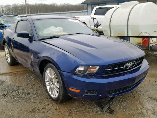 1ZVBP8AM8C5256363 - 2012 FORD MUSTANG BLUE photo 1