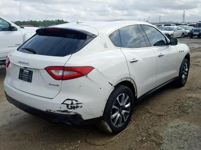 ZN661XUA2HX233107 - 2017 MASERATI LEVANTE WHITE photo 4