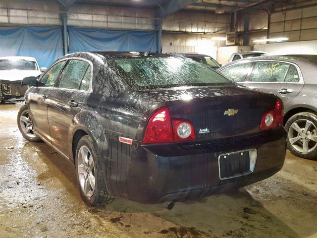 1G1ZC5EB7A4113890 - 2010 CHEVROLET MALIBU 1LT BLACK photo 3