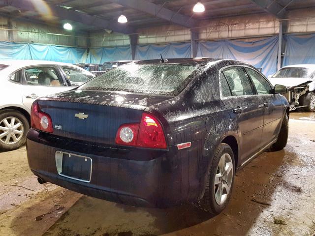 1G1ZC5EB7A4113890 - 2010 CHEVROLET MALIBU 1LT BLACK photo 4