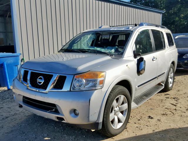 5N1BA0ND6BN603229 - 2011 NISSAN ARMADA SV SILVER photo 2