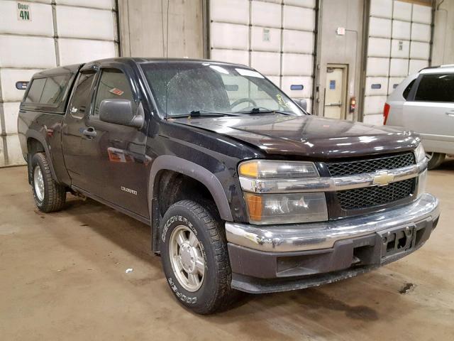 1GCDT198358203853 - 2005 CHEVROLET COLORADO BLACK photo 1