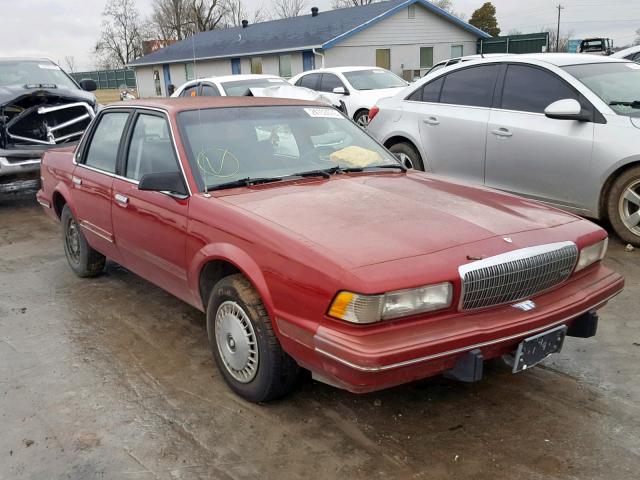 3G4AG55N9PS617199 - 1993 BUICK CENTURY SP RED photo 1