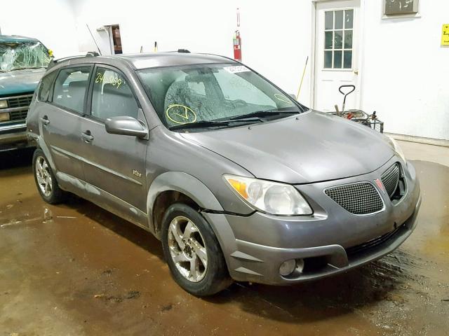 5Y2SL63845Z443596 - 2005 PONTIAC VIBE GRAY photo 1