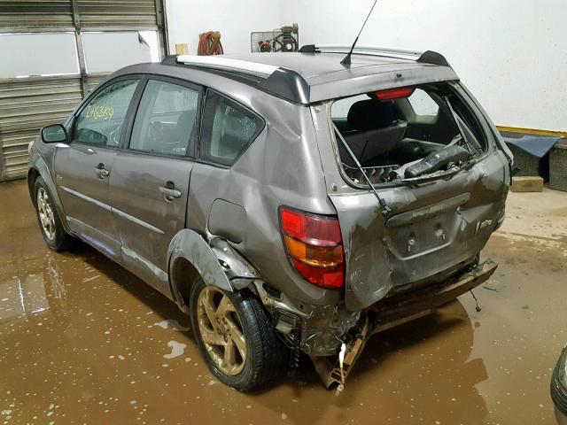 5Y2SL63845Z443596 - 2005 PONTIAC VIBE GRAY photo 3