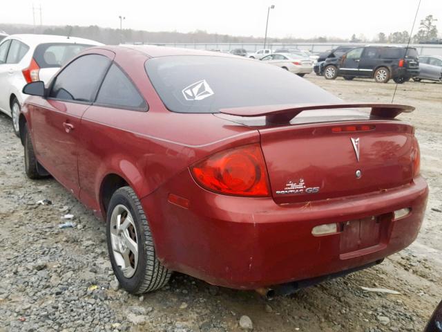 1G2AL15F077252688 - 2007 PONTIAC G5 RED photo 3