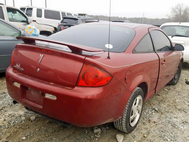 1G2AL15F077252688 - 2007 PONTIAC G5 RED photo 4