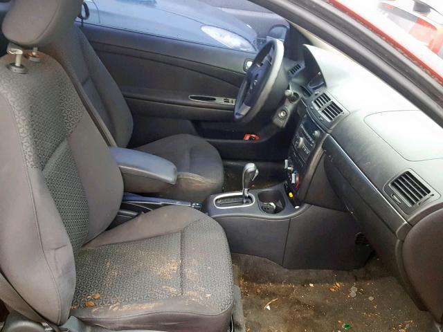 1G2AL15F077252688 - 2007 PONTIAC G5 RED photo 5