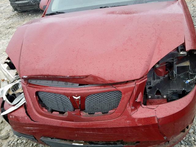1G2AL15F077252688 - 2007 PONTIAC G5 RED photo 7