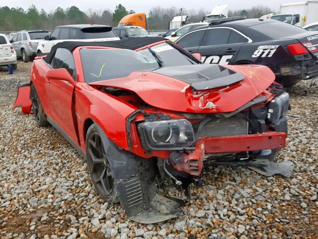 2G1FL3DP8E9801291 - 2014 CHEVROLET CAMARO ZL1 红色 照片 1