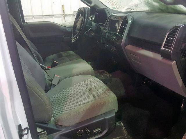 1FTEW1EG8GKE13802 - 2016 FORD F150 SUPER WHITE photo 5