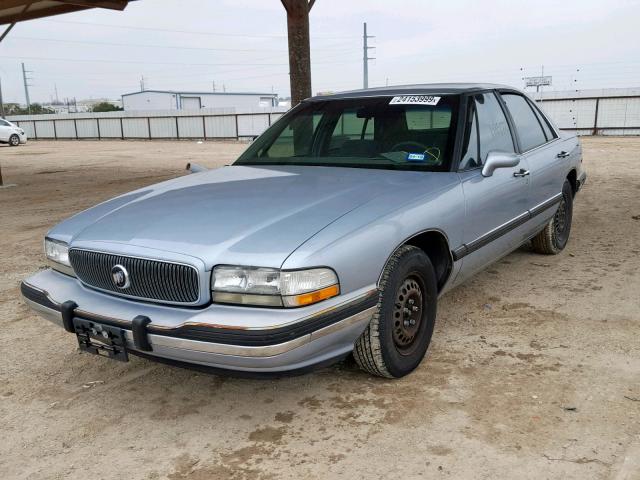 1G4HP52K5TH402799 - 1996 BUICK LESABRE CU BLUE photo 2