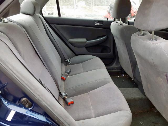 1HGCM56113A078267 - 2003 HONDA ACCORD DX BLUE photo 6