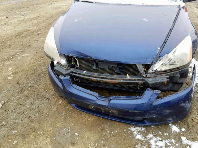 1HGCM56113A078267 - 2003 HONDA ACCORD DX BLUE photo 9