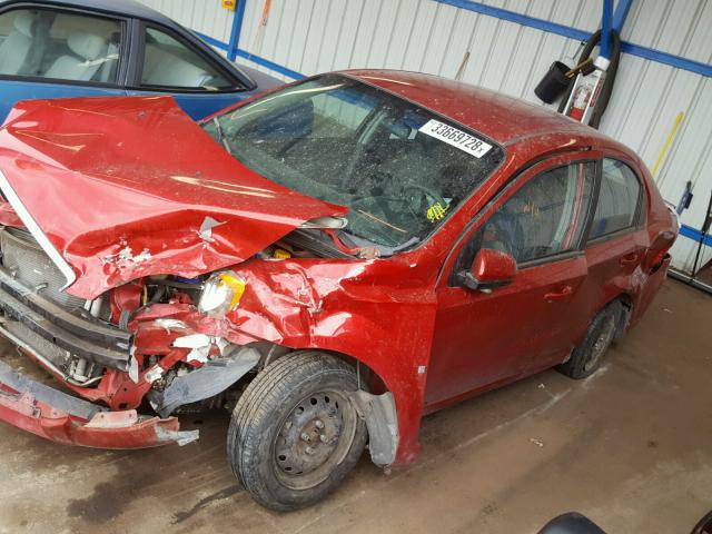 KL1TD56E09B393802 - 2009 CHEVROLET AVEO LS RED photo 9