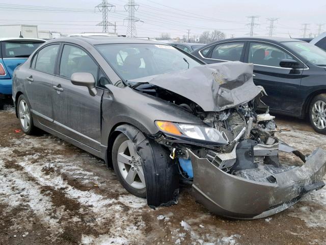 1HGFA16938L060711 - 2008 HONDA CIVIC EXL 灰色 照片 1