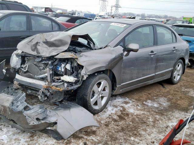 1HGFA16938L060711 - 2008 HONDA CIVIC EXL 灰色 照片 2