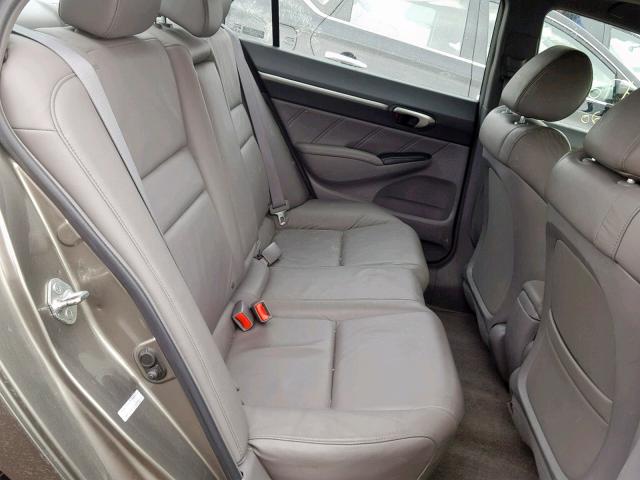 1HGFA16938L060711 - 2008 HONDA CIVIC EXL 灰色 照片 6