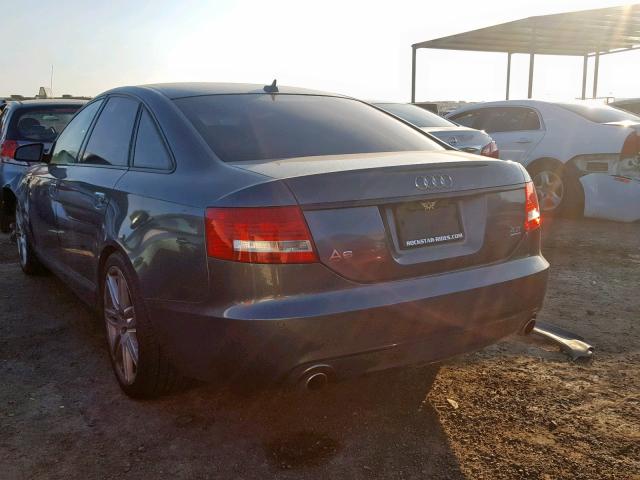 WAUEV74F28N064535 - 2008 AUDI A6 S-LINE GRAY photo 3