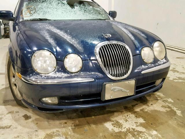 SAJDA01CXYFL22369 - 2000 JAGUAR S-TYPE BLUE photo 9