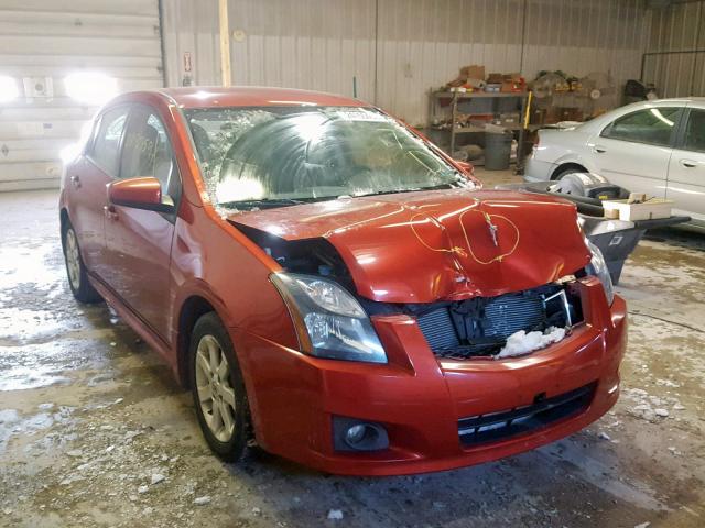 3N1AB6AP5BL695274 - 2011 NISSAN SENTRA 2.0 RED photo 1