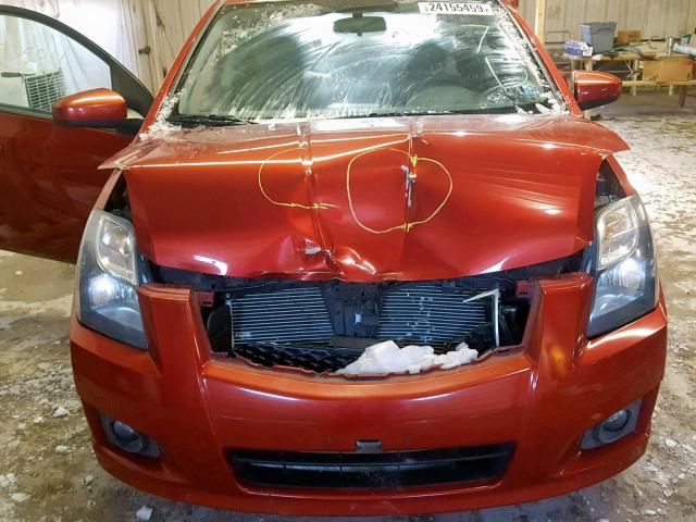 3N1AB6AP5BL695274 - 2011 NISSAN SENTRA 2.0 RED photo 9