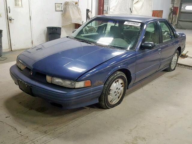 1G3WH52M6VF340158 - 1997 OLDSMOBILE CUTLASS SU BLUE photo 2