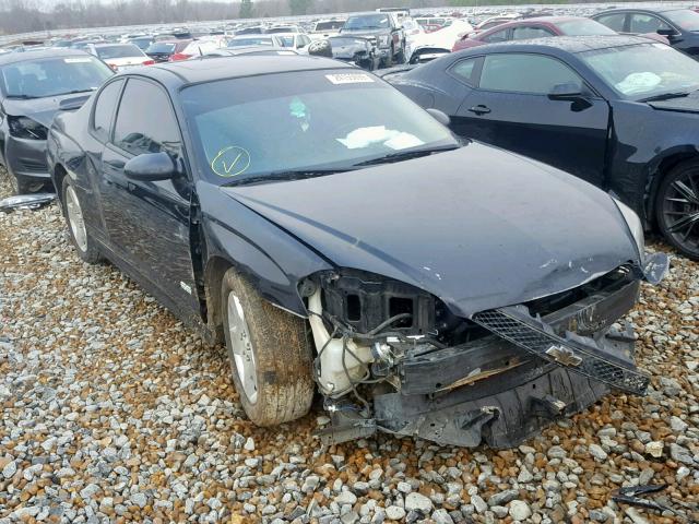 2G1WL16C669314073 - 2006 CHEVROLET MONTE CARL BLACK photo 1