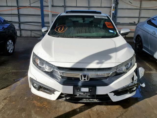 2HGFC3B78GH355812 - 2016 HONDA CIVIC EXL WHITE photo 10