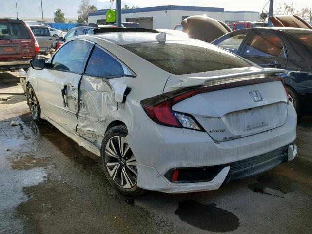 2HGFC3B78GH355812 - 2016 HONDA CIVIC EXL WHITE photo 3