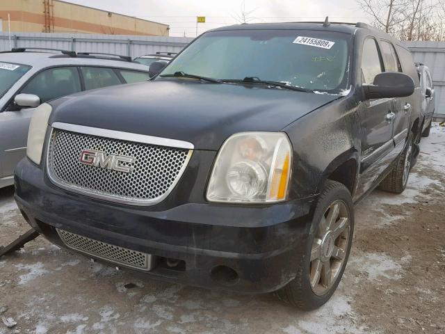 1GKFK66878J179491 - 2008 GMC YUKON XL D BLACK photo 2