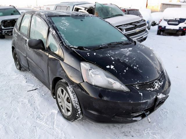 JHMGE8H28AS023812 - 2010 HONDA FIT BLACK photo 1